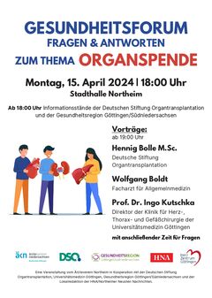 Gesundheitsforum zum Thema Organspende